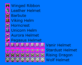 Trials of Mana (JPN) - Helmets (Riesz)