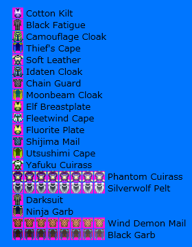 Trials of Mana (JPN) - Armor (Hawkeye)