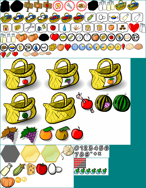 Dairy Dash - Icons