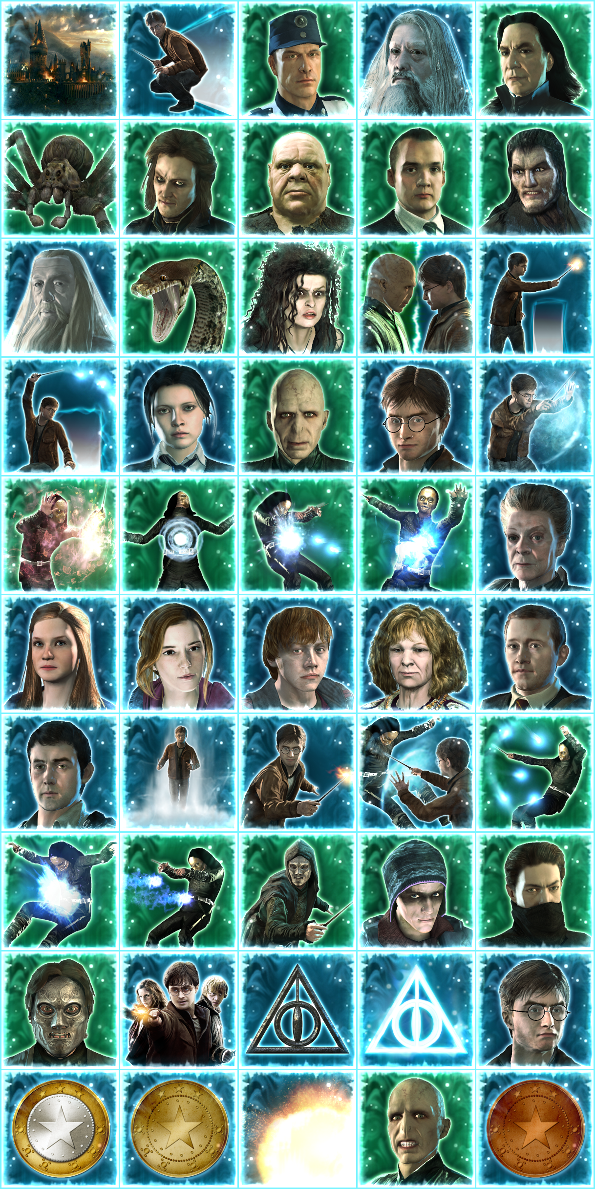 Harry Potter and the Deathly Hallows - Part 2 - Trophy Icons