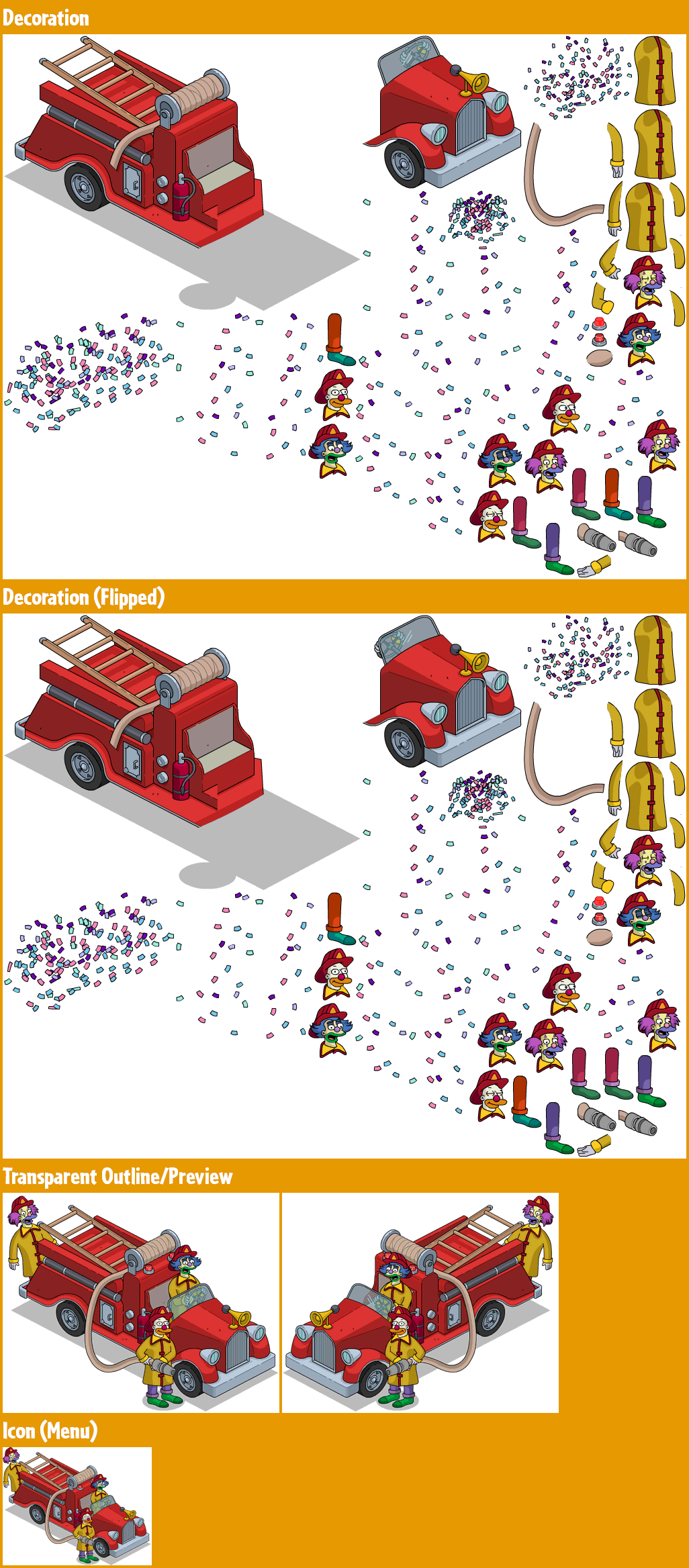 The Simpsons: Tapped Out - Clown Fire Truck