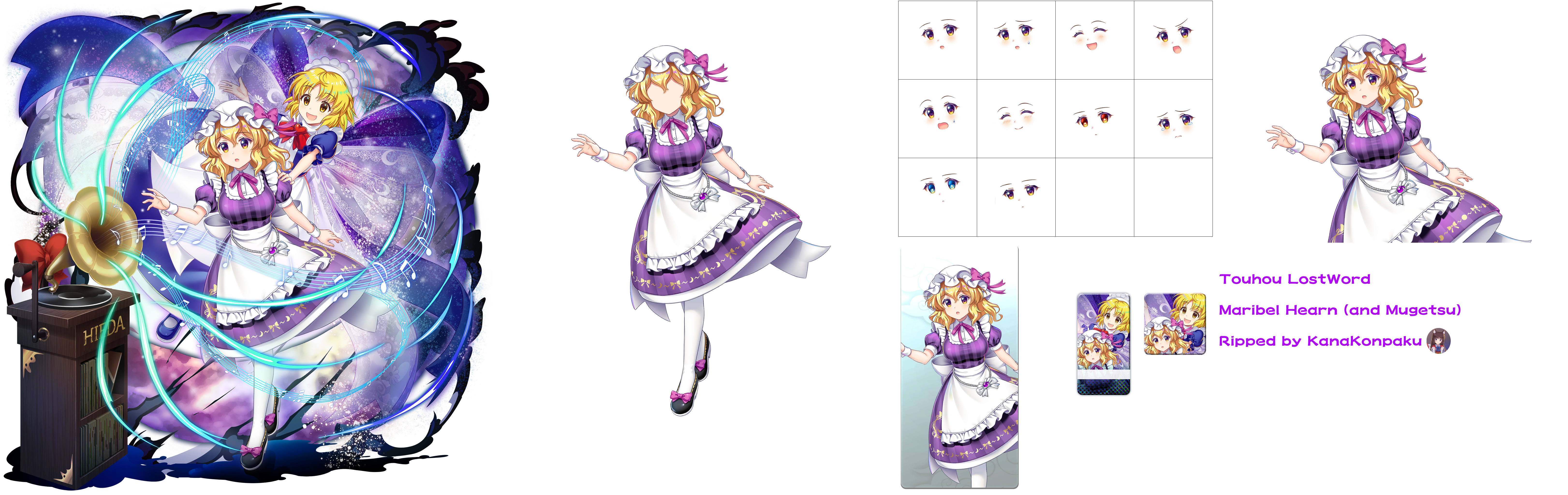 Touhou LostWord - Maribel Hearn (and Mugetsu)