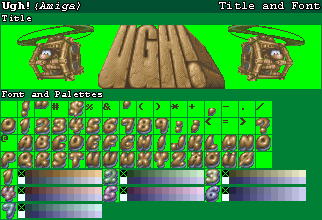 Ugh! - Title and Font