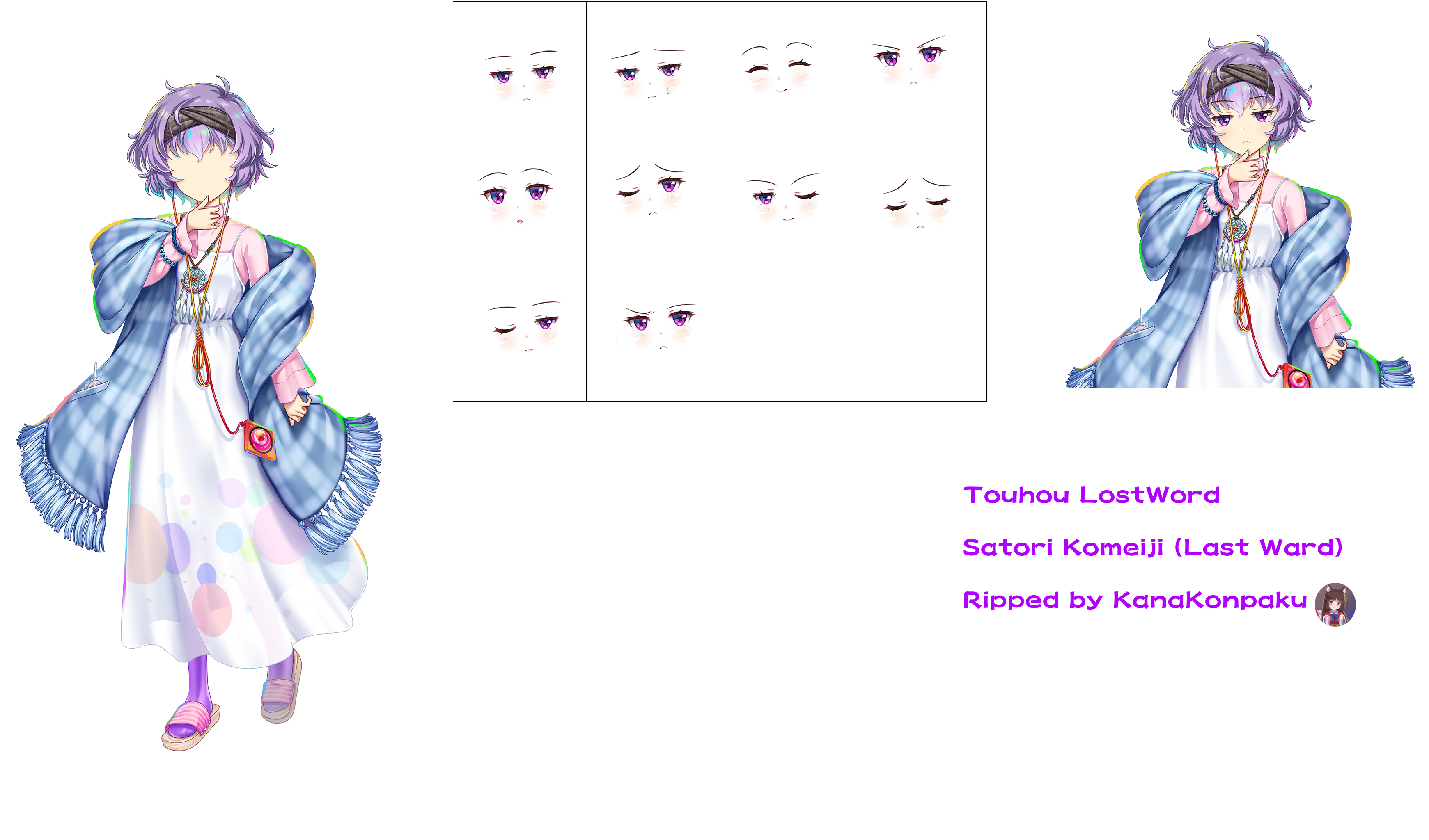 Touhou LostWord - Satori Komeiji (Last Ward)