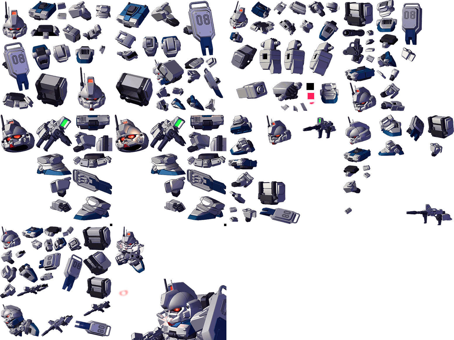 SD Gundam G Generation World - Gundam Ez8