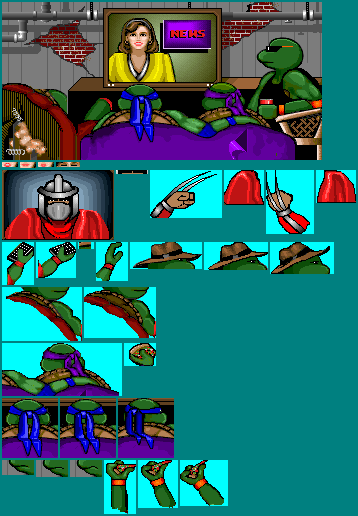 Teenage Mutant Ninja Turtles: Manhattan Missions - Menu Screen