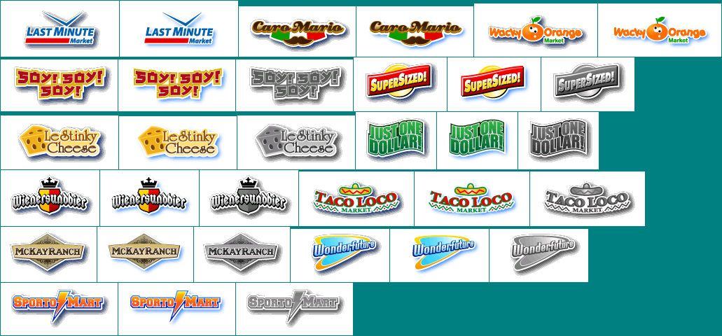 Mart Racer - Market Logos