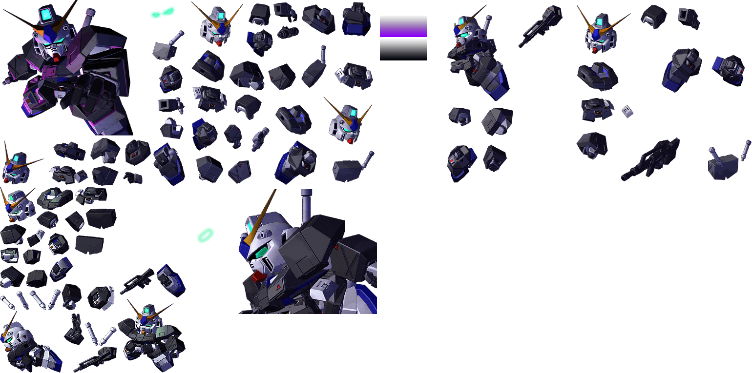 SD Gundam G Generation Overworld - Gundam Alex (Chobam Armor)