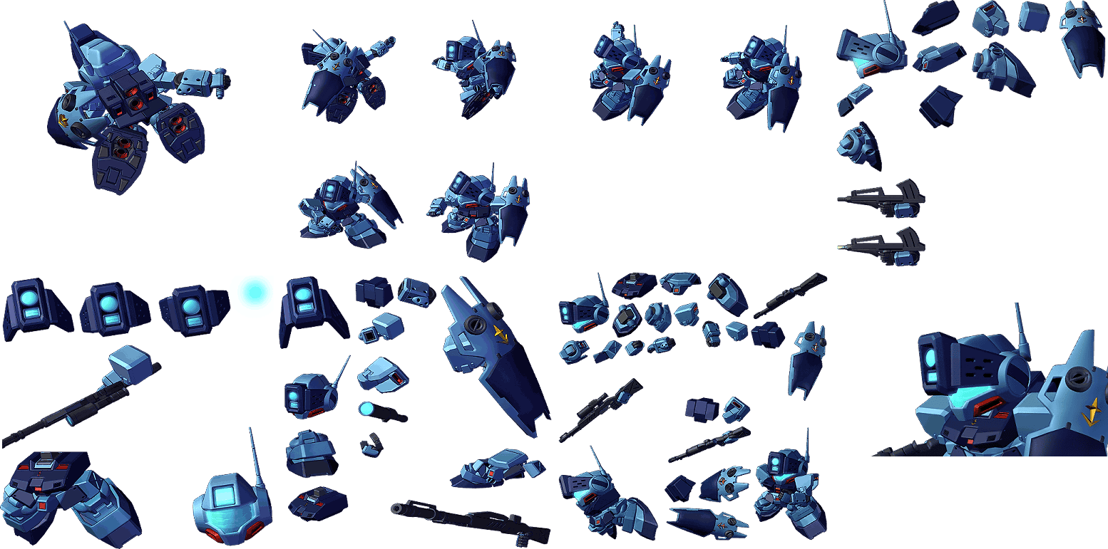 SD Gundam G Generation Overworld - GM Sniper II
