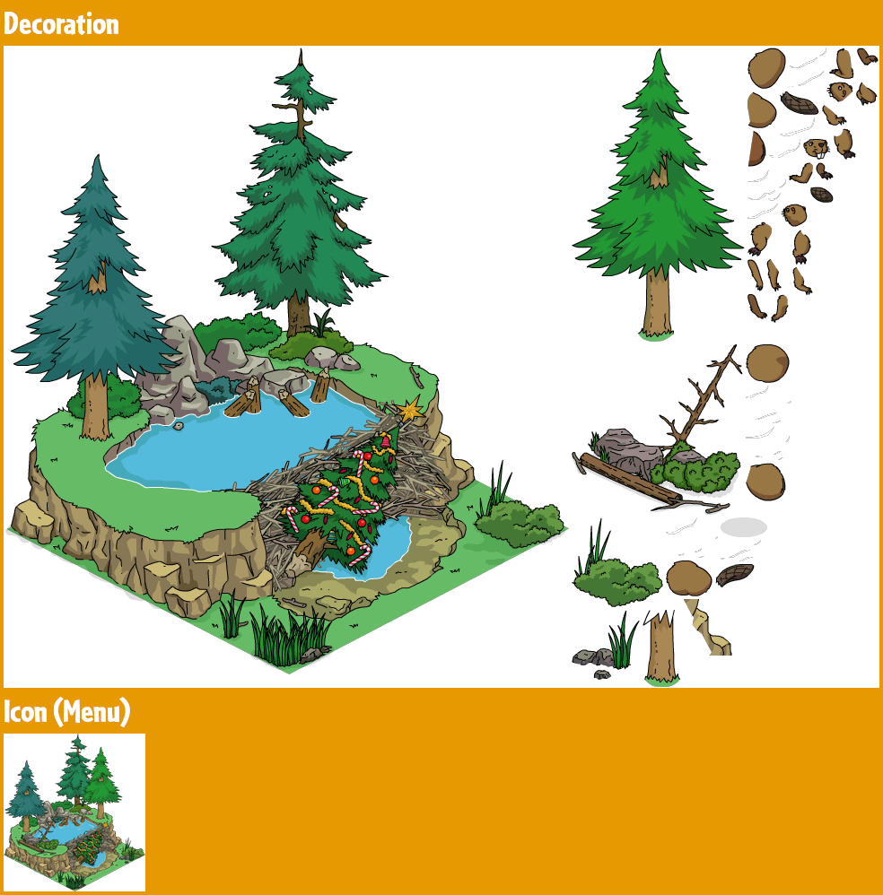 The Simpsons: Tapped Out - Christmas Beaver Dam