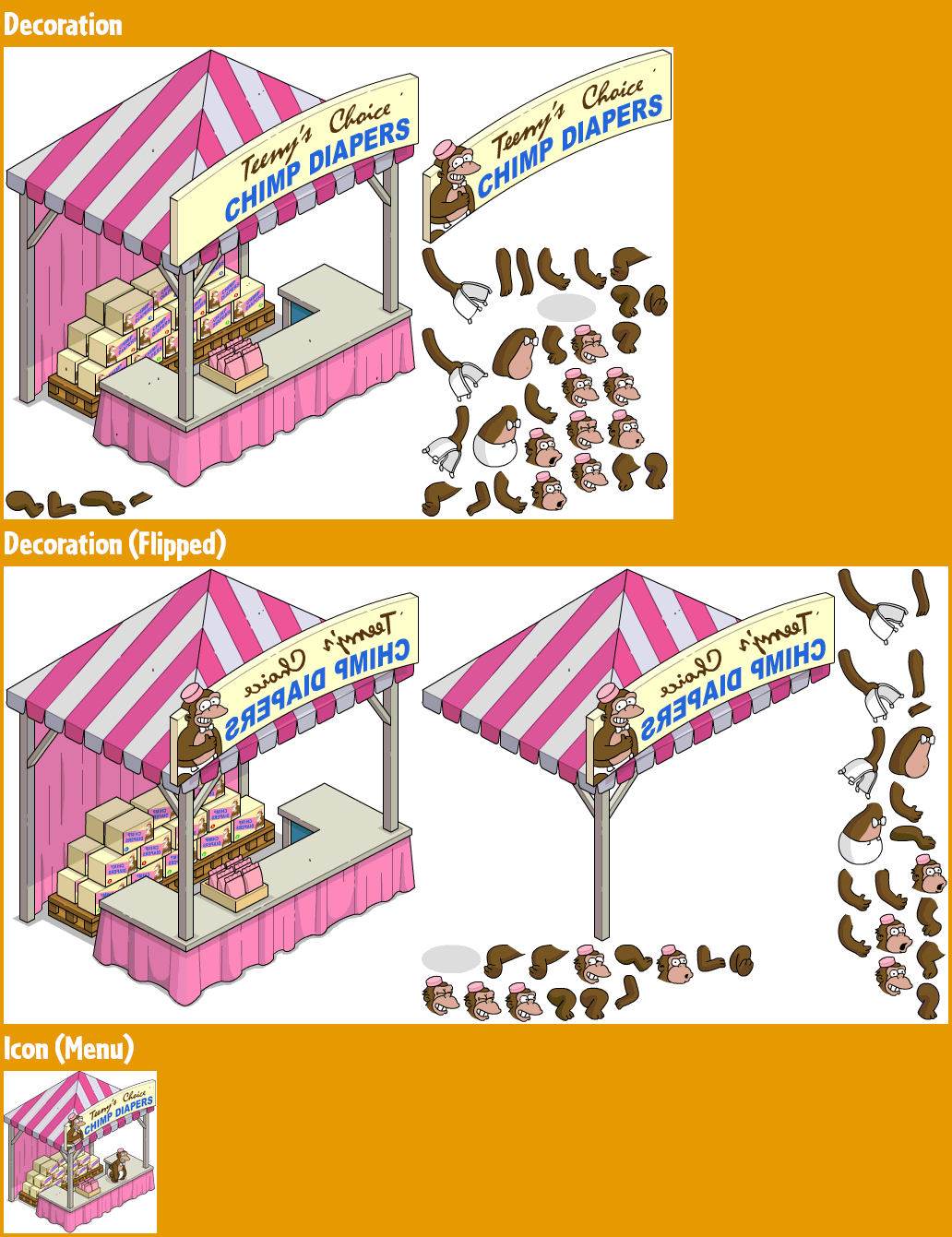 The Simpsons: Tapped Out - Teeny's Choice Chimp Diapers
