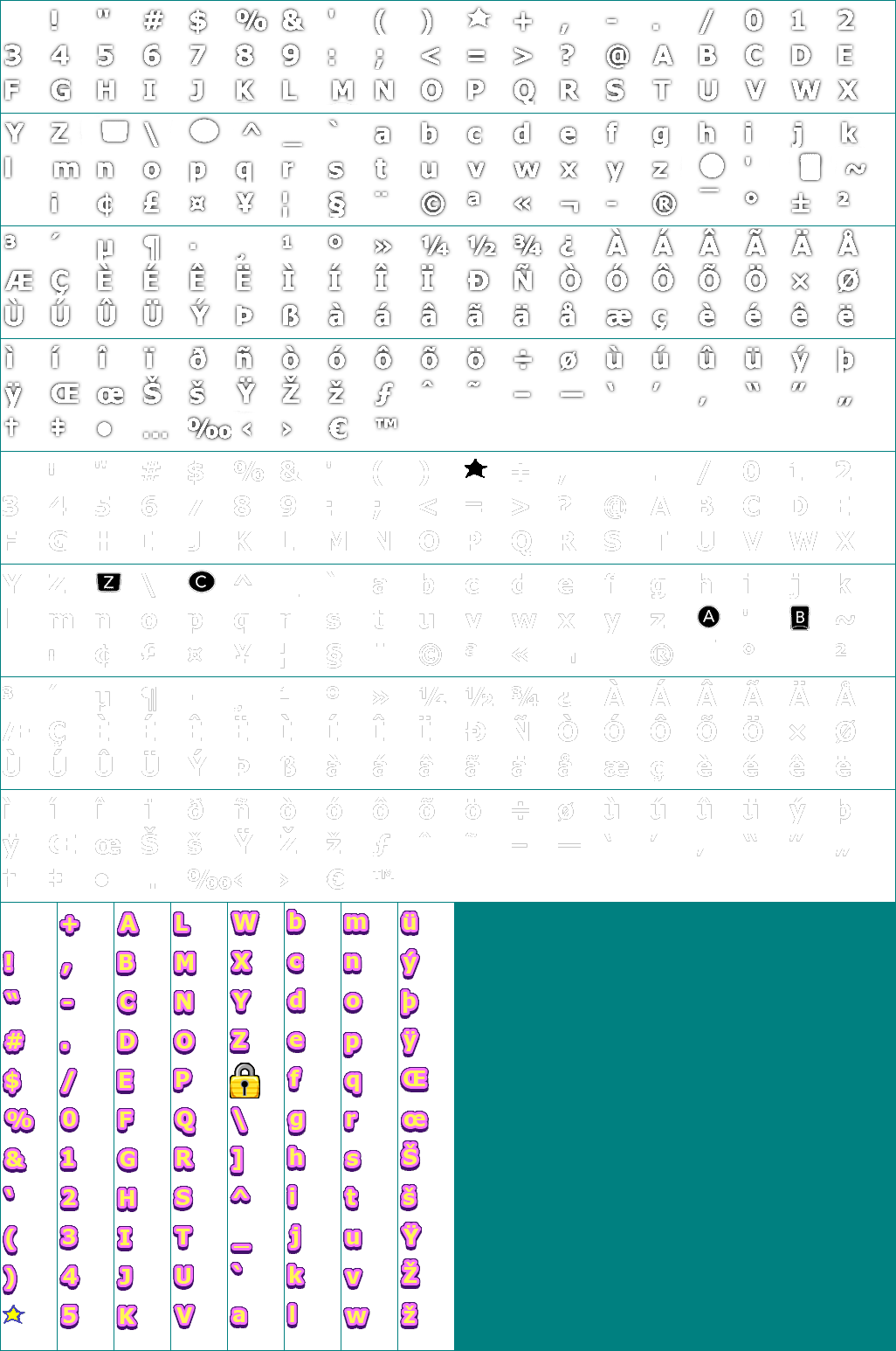 Violin Paradise - Fonts