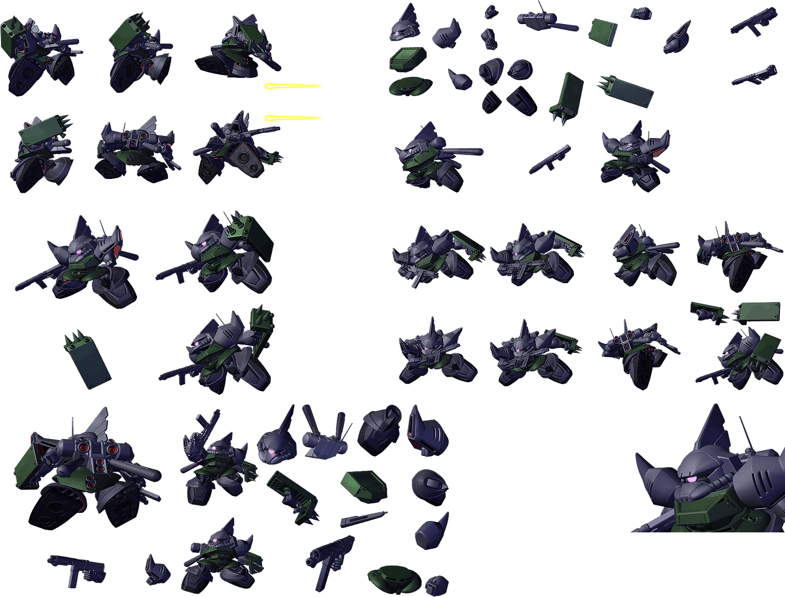 SD Gundam G Generation World - Gelgoog Marine