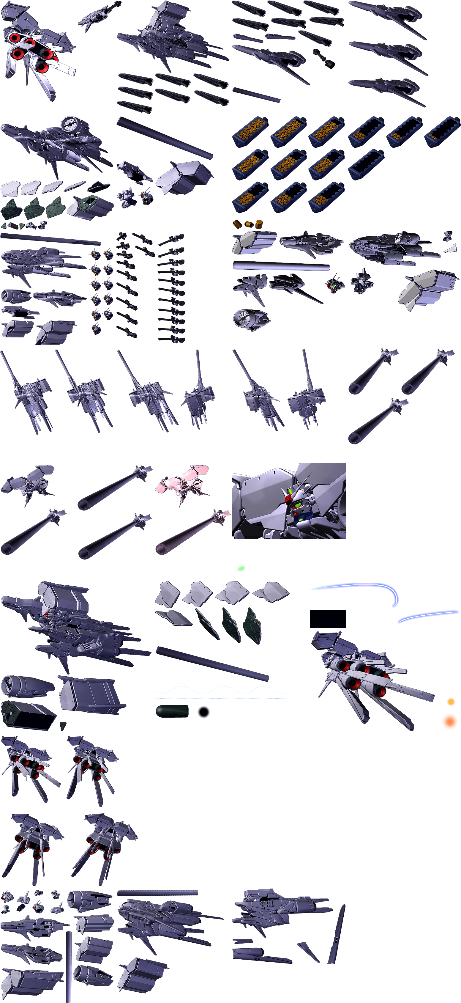 SD Gundam G Generation Overworld - Prototype Gundam Unit 3D "Dendrobium Orchis"