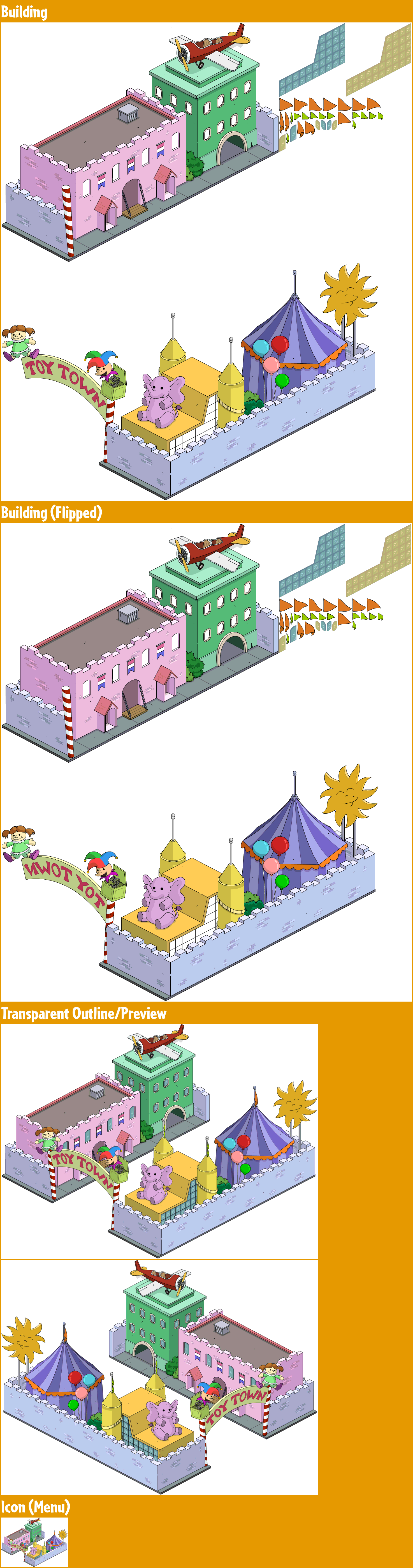 The Simpsons: Tapped Out - Toy Town