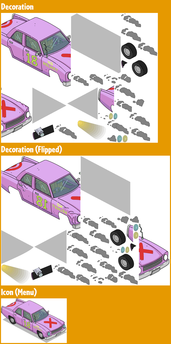 The Simpsons: Tapped Out - Simpsons Derby Car