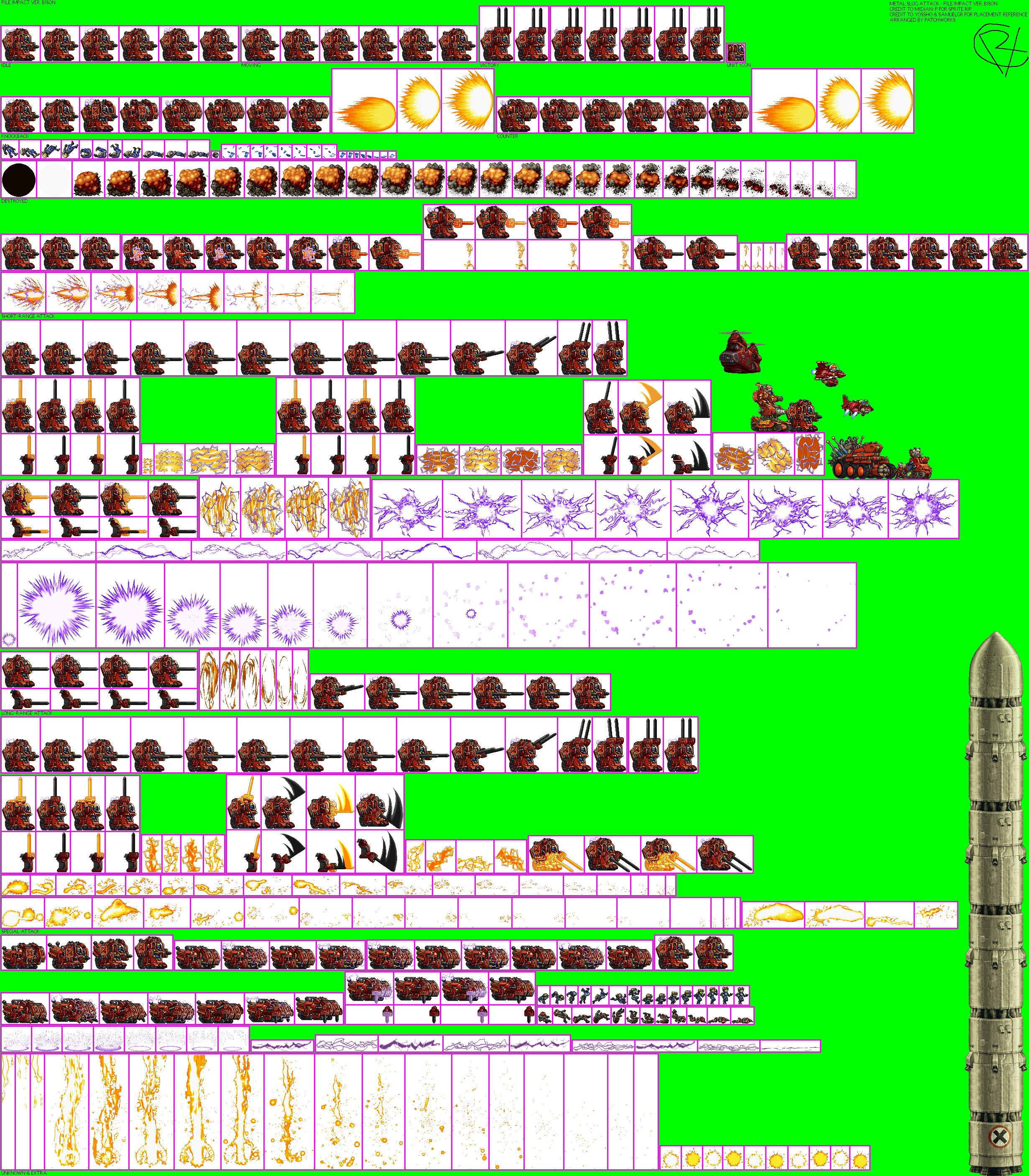 Metal Slug Attack - Pile Impact Ver. Bison
