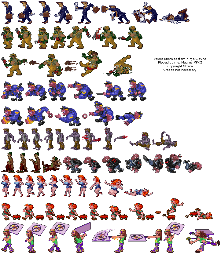 Ninja Clowns - Street Enemies