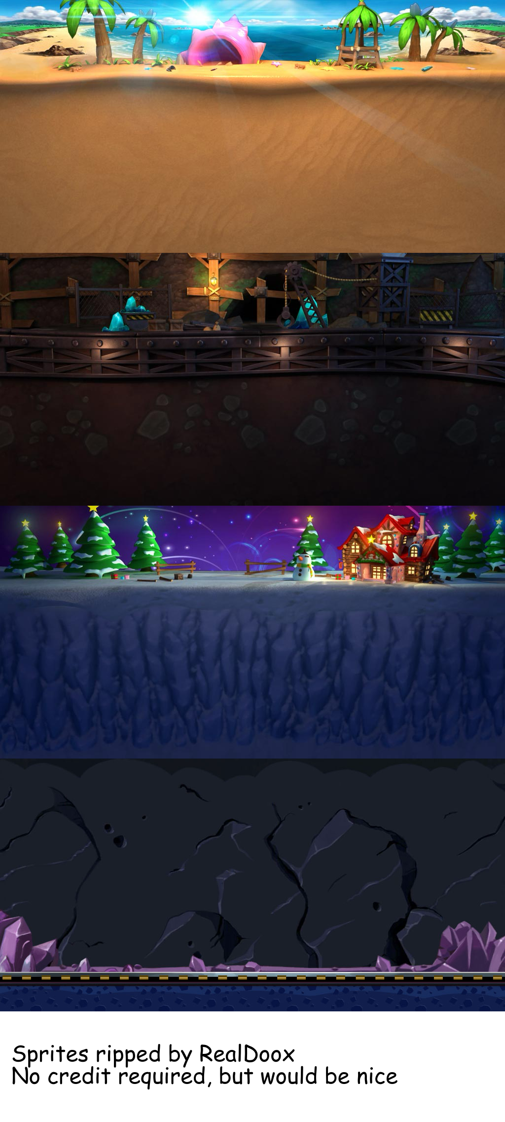 Crazy Miner - Backgrounds