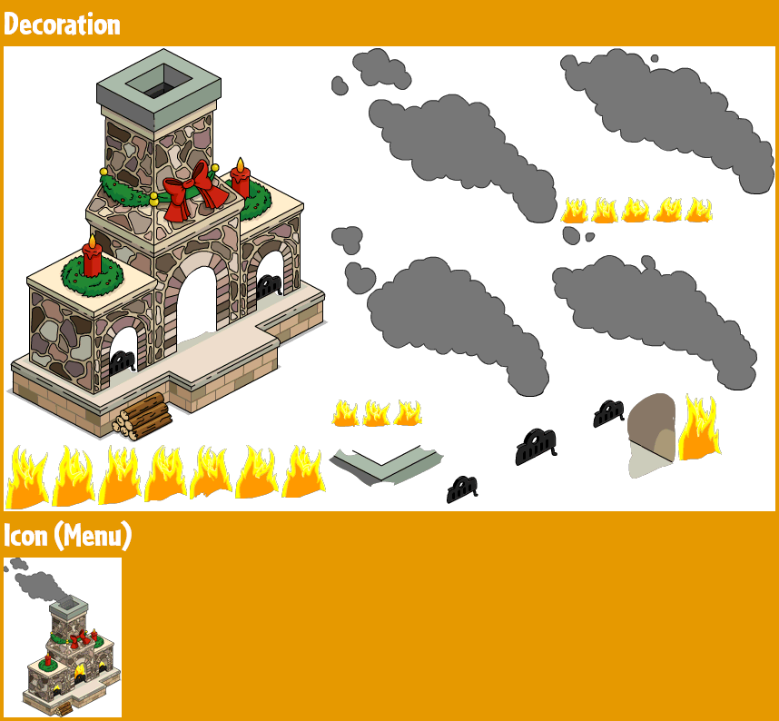 The Simpsons: Tapped Out - Giant Outdoor Fireplace