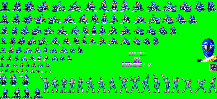 Power Rangers Zeo: Battle Racers (USA) - Blue Ranger