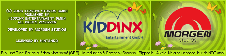 Bibi und Tina: Ferien auf dem Martinshof (GER) - Introduction & Company Screens