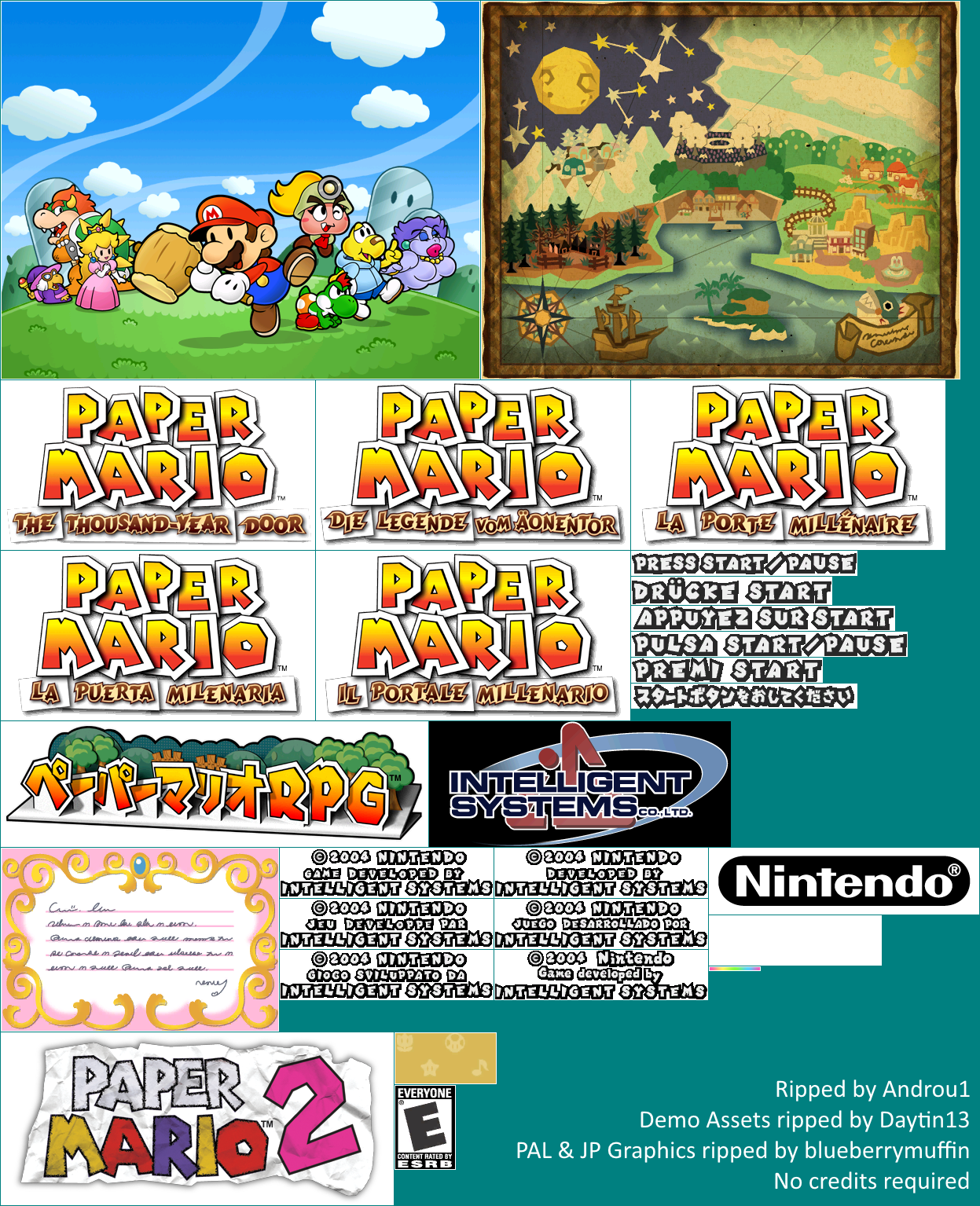 Paper Mario: The Thousand-Year Door - Title (Final/Demo)