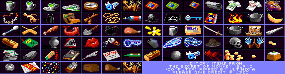 The Secret of Monkey Island - Inventory Items