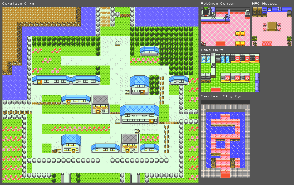 Pokémon Crystal - Cerulean City