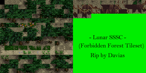 Lunar: Silver Star Story Complete - Forbidden Forest Tiles