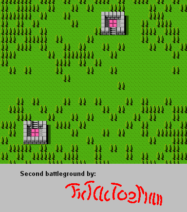 Fire Emblem: Gaiden (JPN) - Map 02 (Fleecer's Forest)