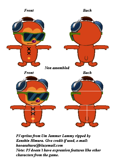 PlayStation - Um Jammer Lammy - PJ - The Spriters Resource