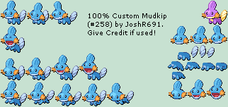 Pokémon Customs - #258 Mudkip