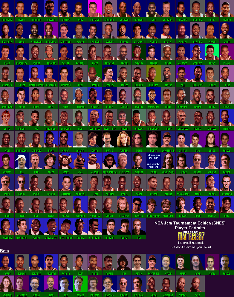 NBA Jam Tournament Edition - Portraits