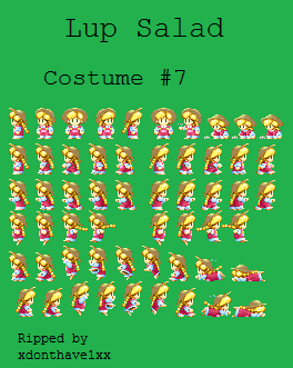 Lup Salad: Lupupu Cube (JPN) - Salad (Costume #07)