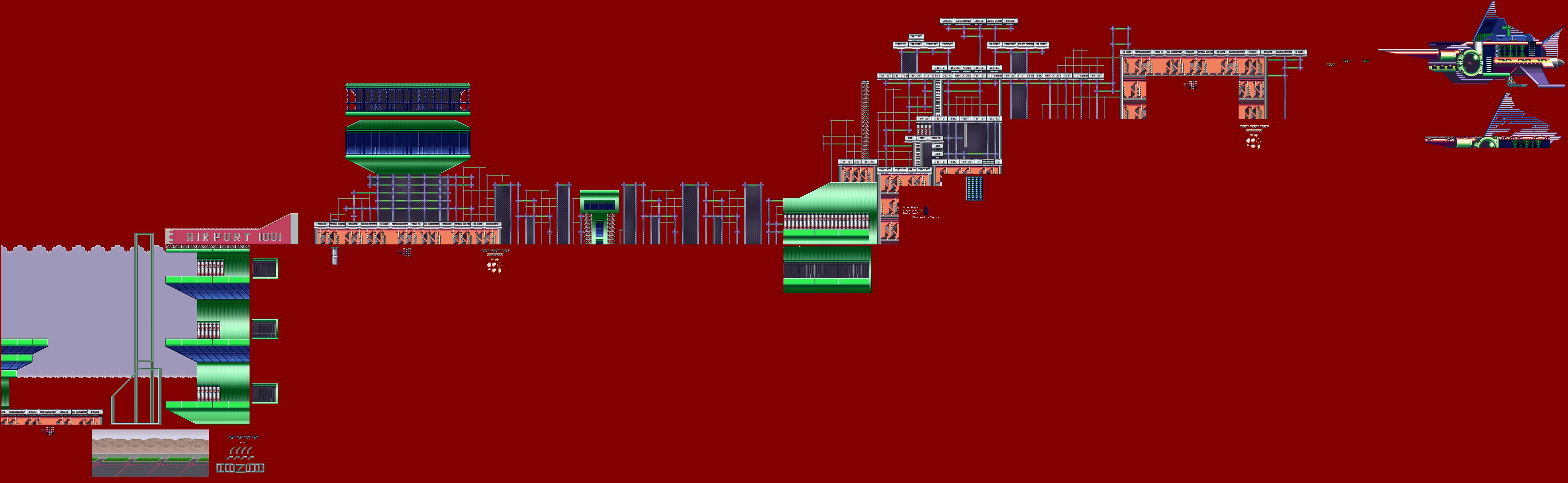 Mega Man X - Storm Eagle Stage