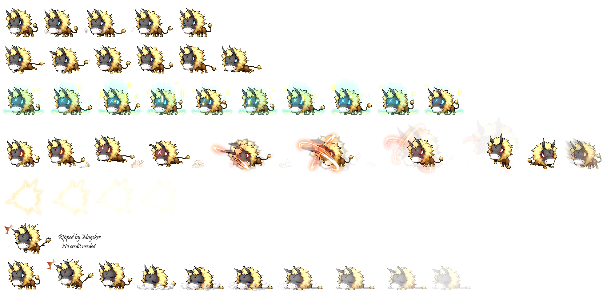MapleStory Sprite Sheet