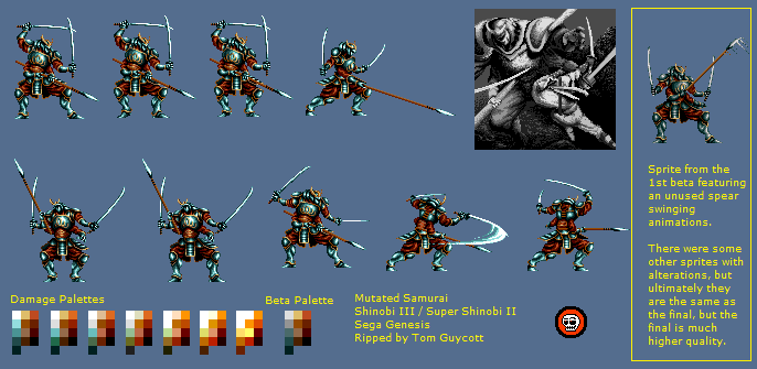 Shinobi 3 / The Super Shinobi 2 - Mutated Samurai