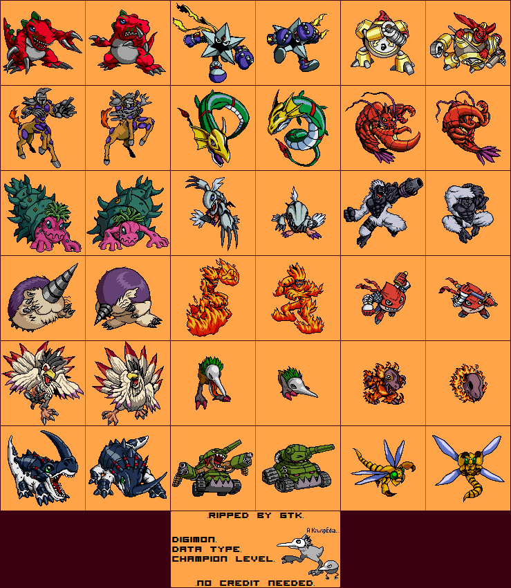 Champion Digimon (Data Type)