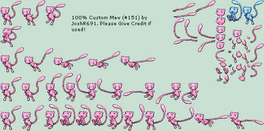 Pokémon Generation 1 Customs - #151 Mew