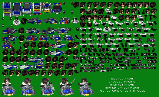 Chocobo Racing - Squall