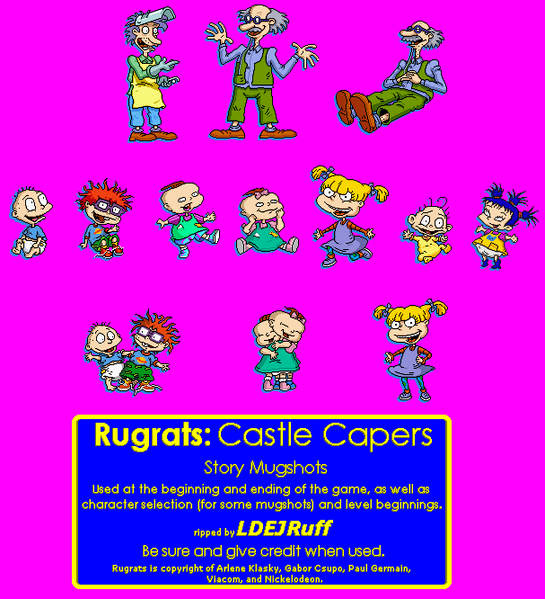 Rugrats: Castle Capers - Story Art