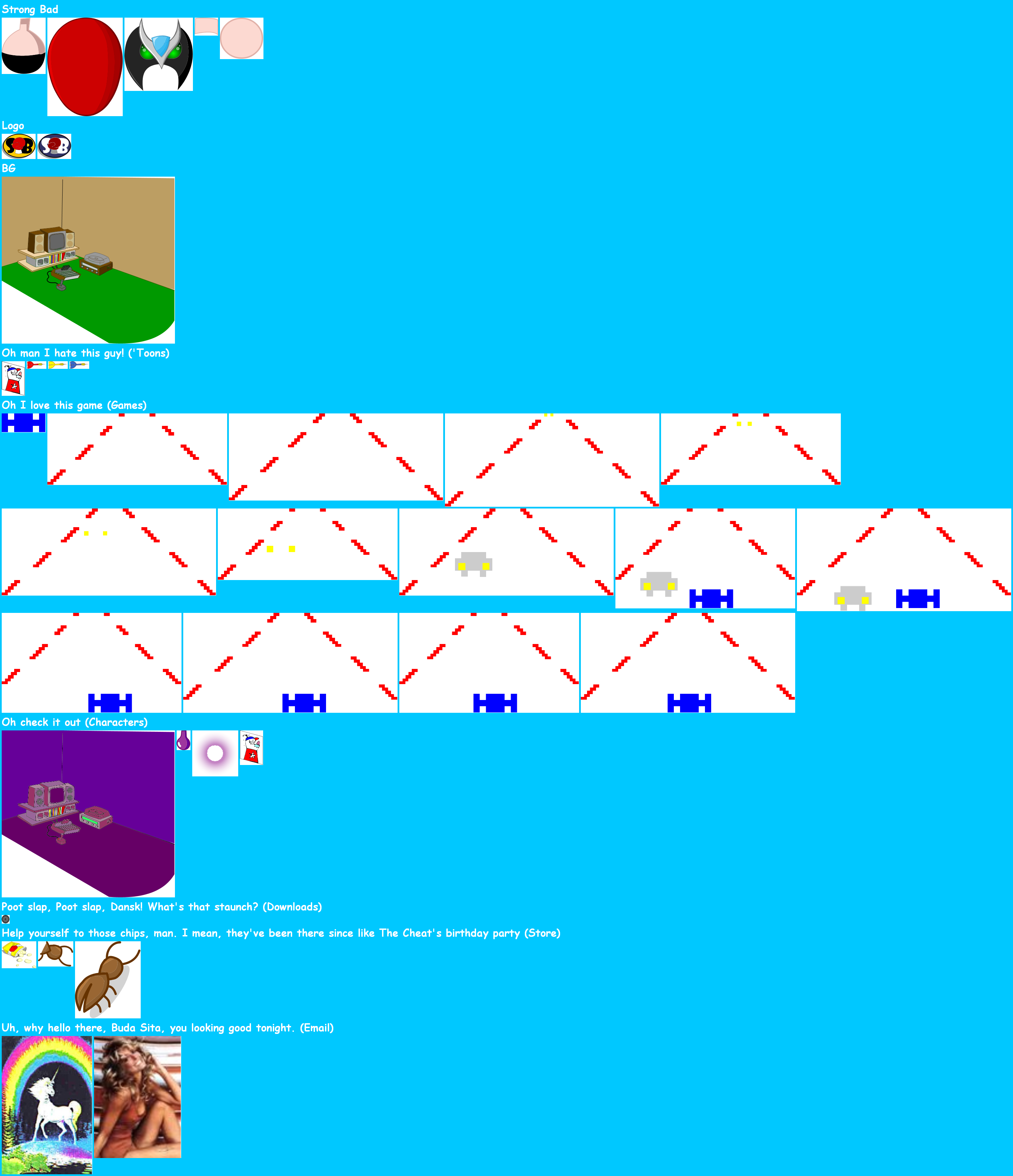 Strong Bad Page