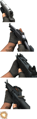 Left 2 Die (J2ME) - Weapons