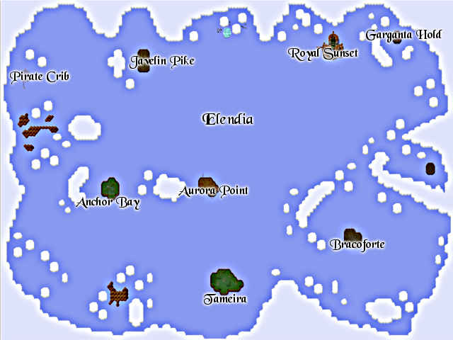 Elendia Ceus - World Map