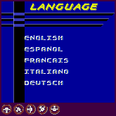 Language Select Screen (EU)