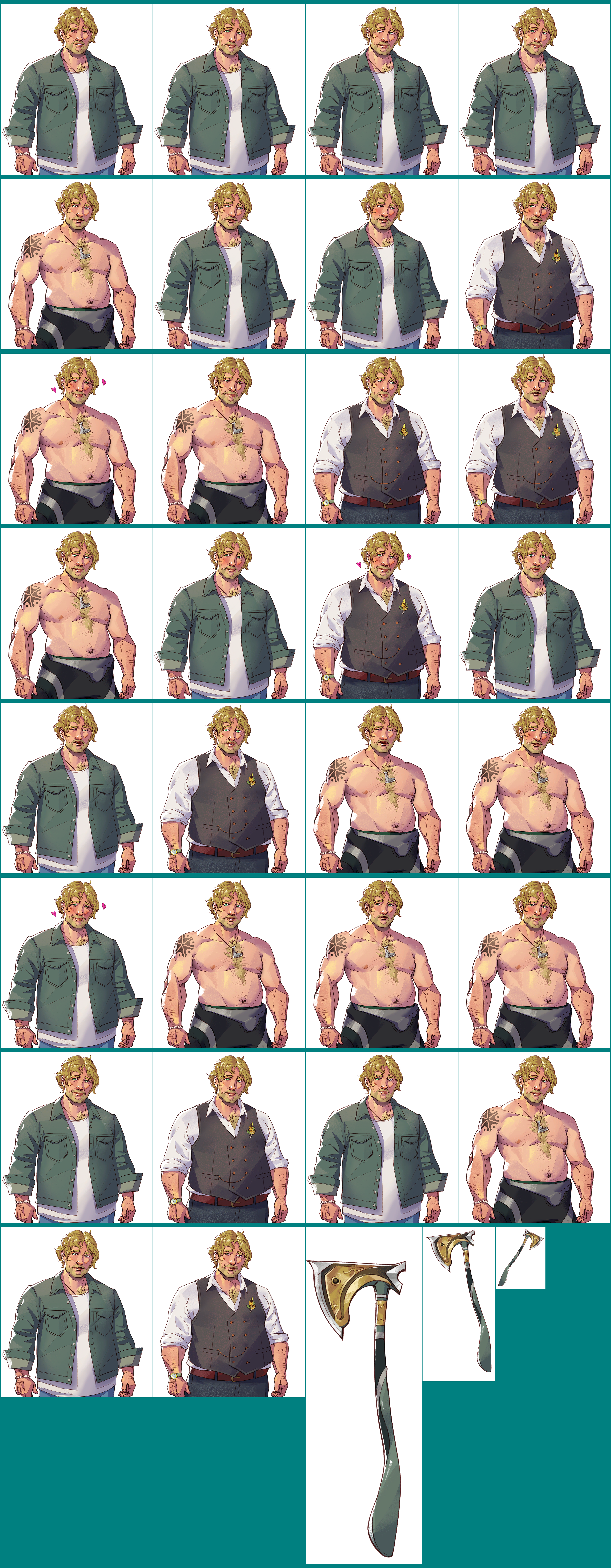Boyfriend Dungeon - (Axe) Jonah