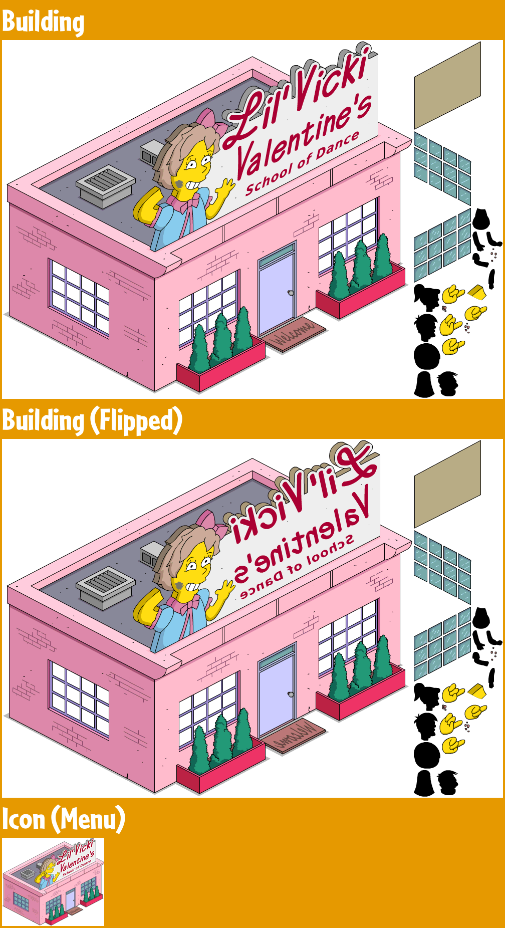 The Simpsons: Tapped Out - Vicki Valentine School of Dance