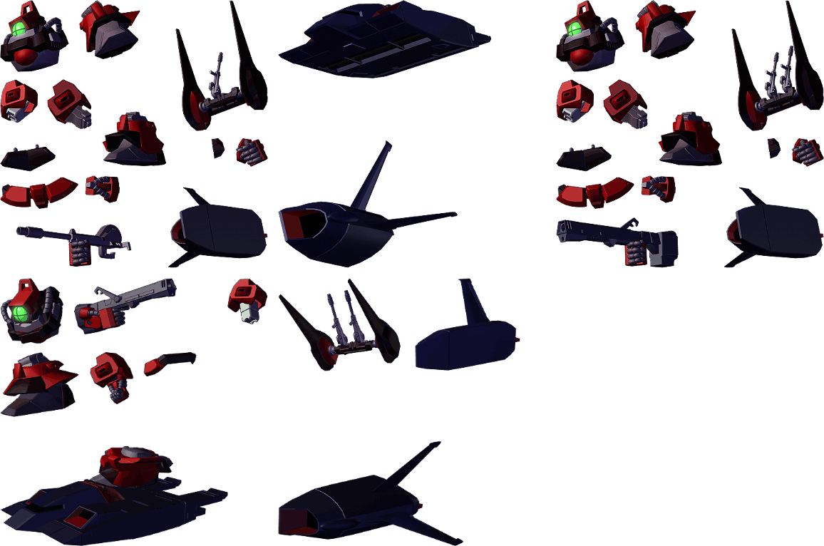 SD Gundam G Generation World - Rick Dias (Red) (Dodai Kai)
