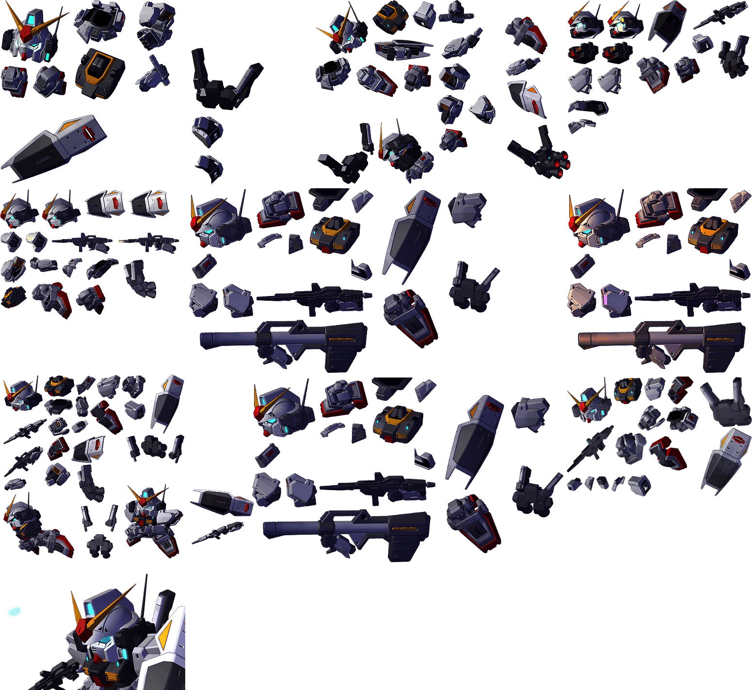 SD Gundam G Generation Overworld - Gundam Mk II (AEUG)